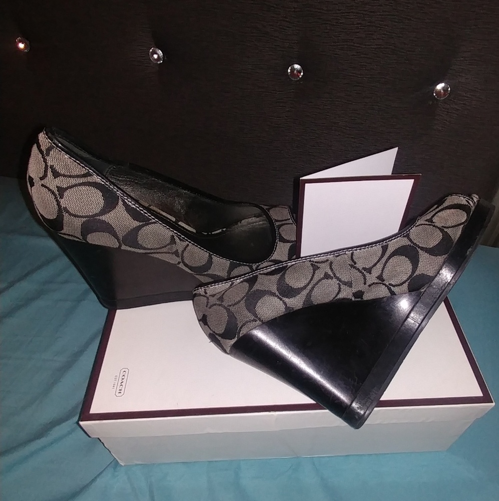 Coach wedges